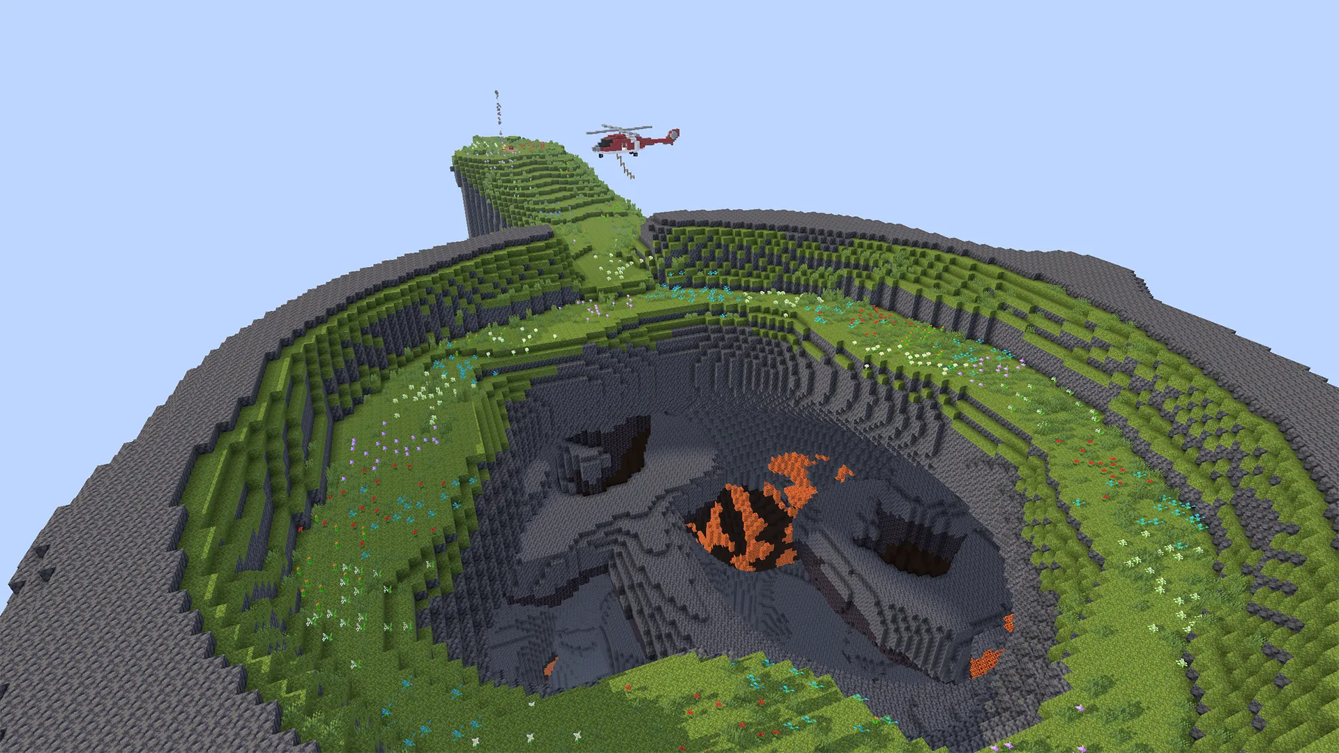 PEAK Craft Map, Карты, Minecraft