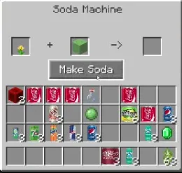 Soda Machine, Моды, Minecraft