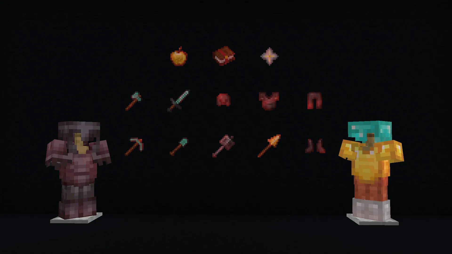 Red Enchantment Glint Texture — скриншот 4 (Текстуры, Minecraft)