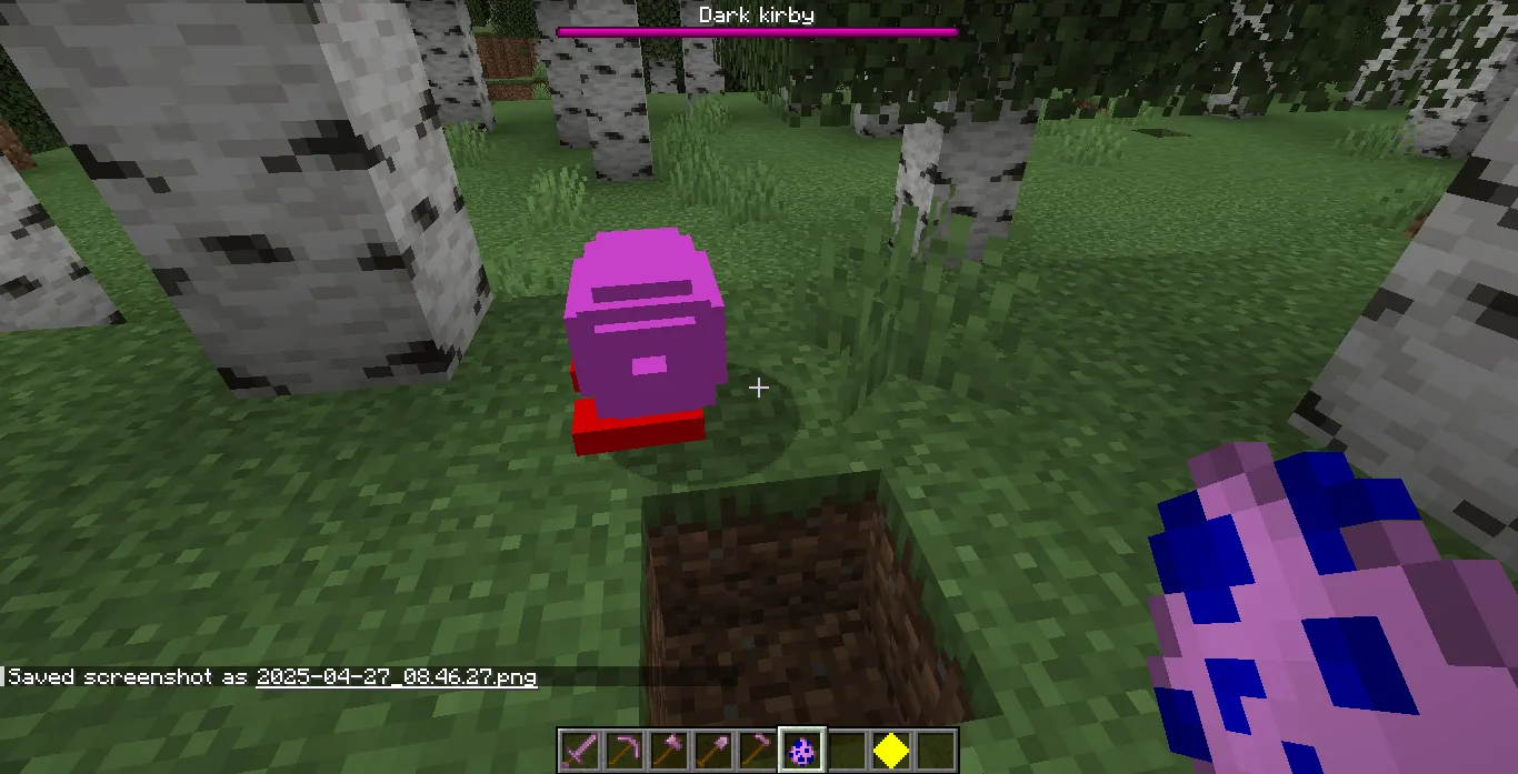 Kirby horror — скриншот 1 (Моды, Minecraft)
