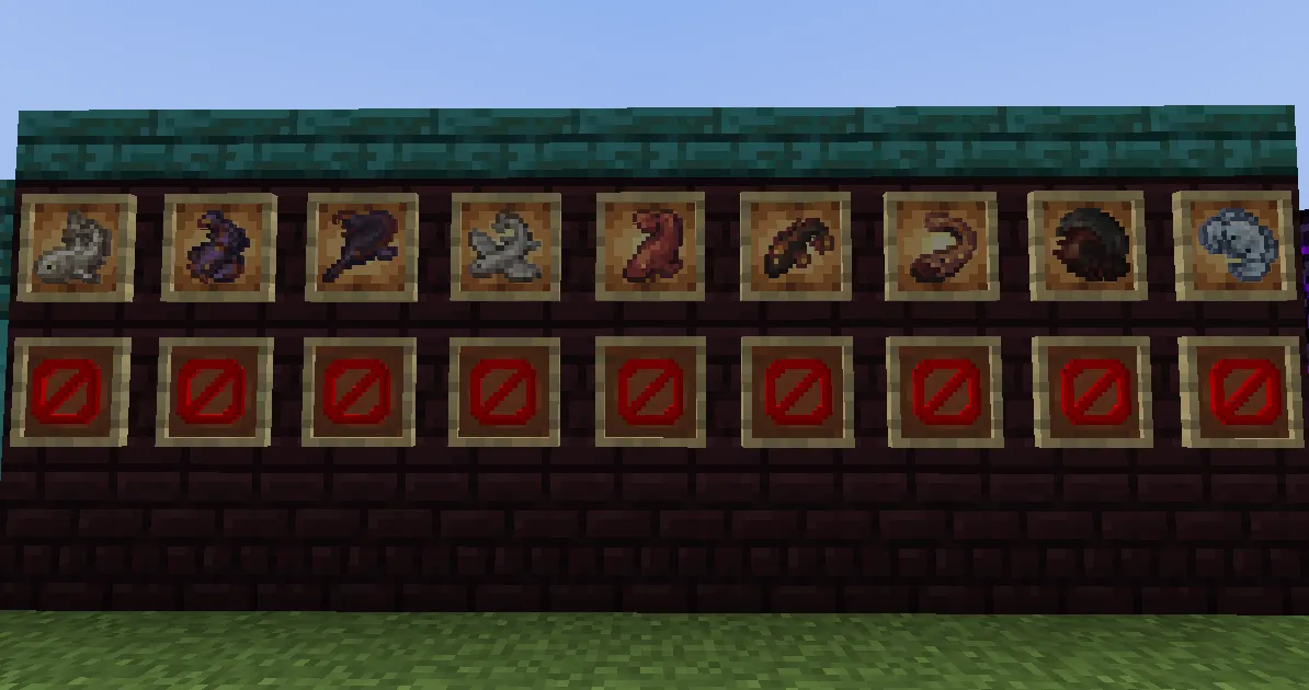 Primordial Sea, Текстуры, Minecraft