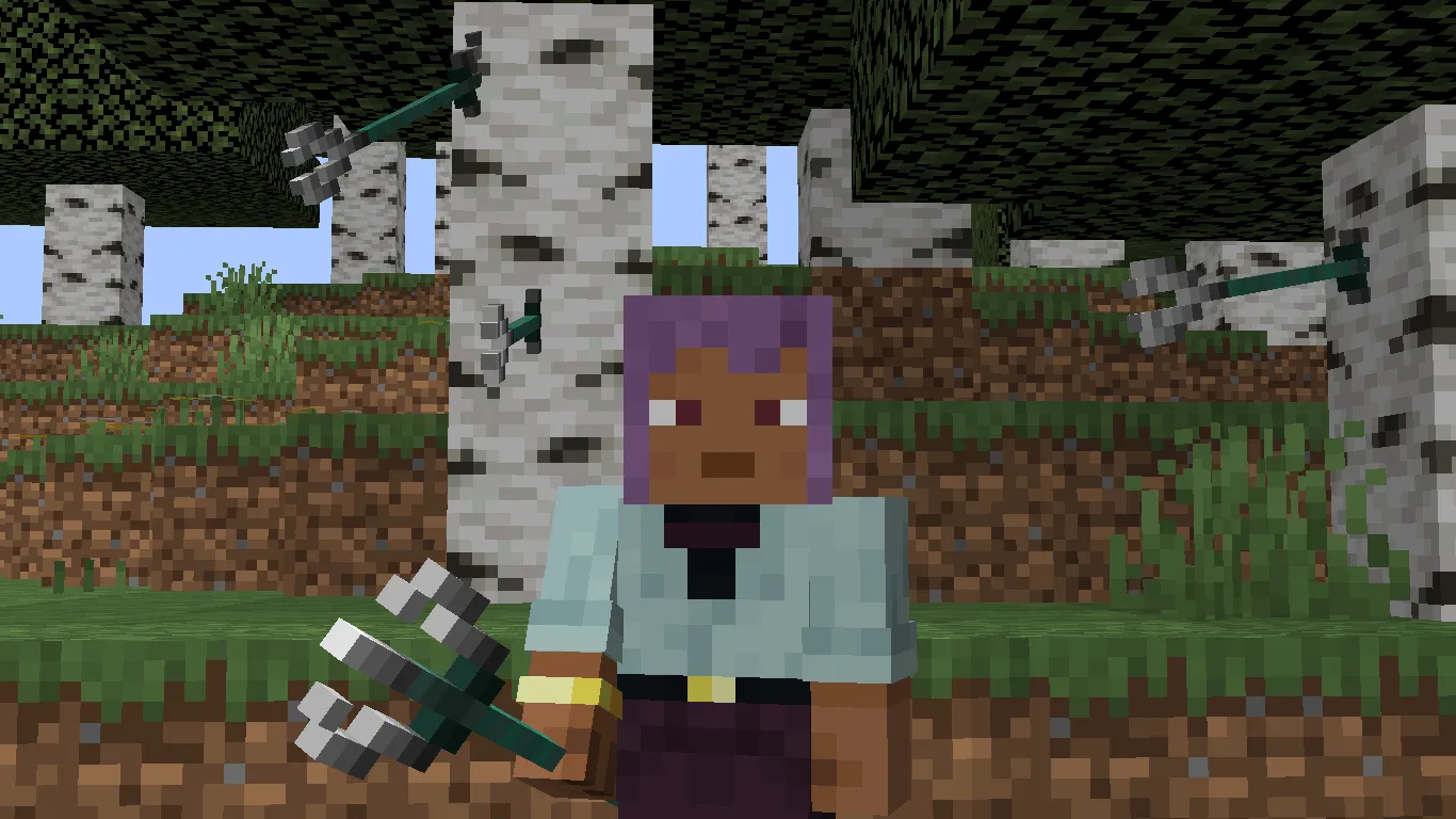 Better Trident Models, Текстуры, Minecraft