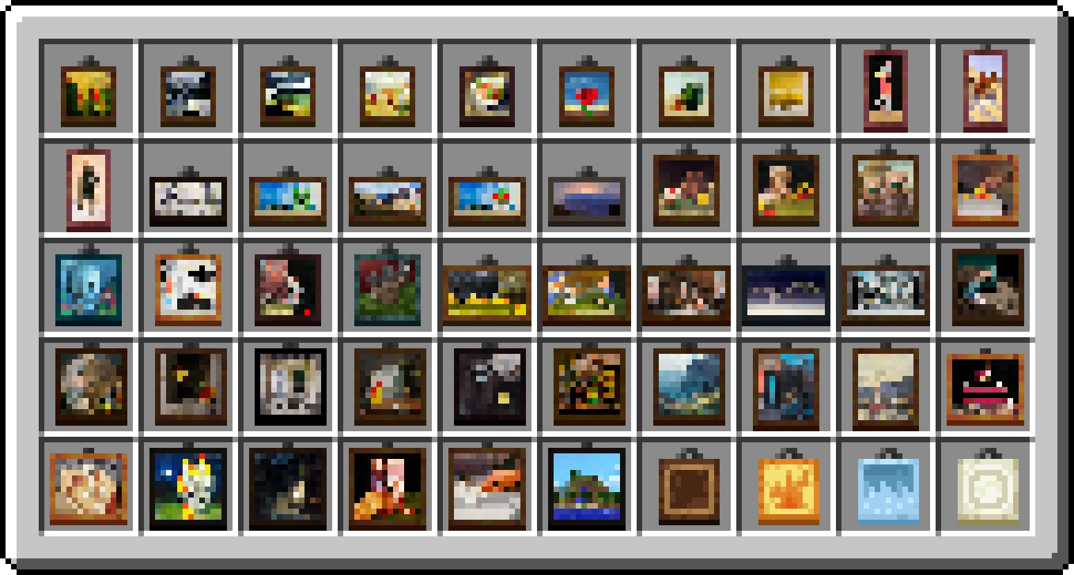 Painter's Eye, Текстуры, Minecraft