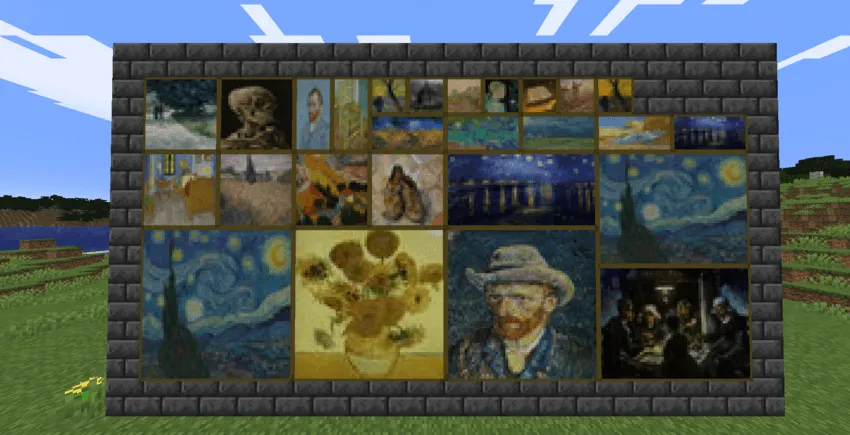 Better Paintings Van Gogh — скриншот 3 (Текстуры, Minecraft)
