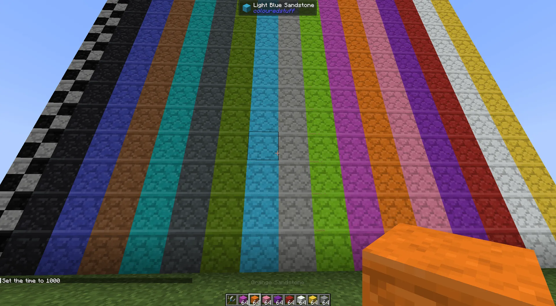 Colourful trees stone and water (dyeable color) — скриншот 1 (Моды, Minecraft)