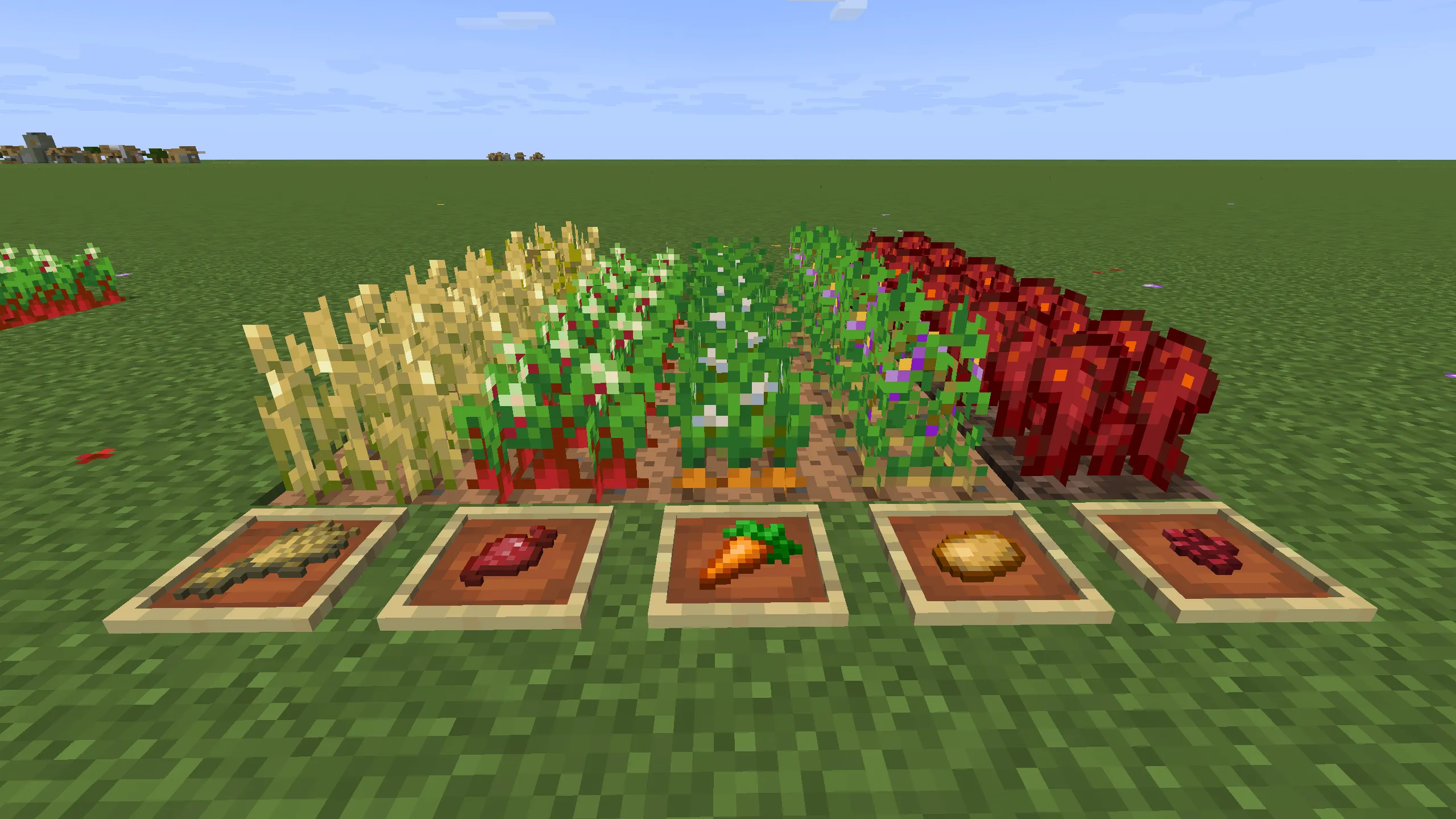 Flowering Crops Growth Marker — скриншот 2 (Текстуры, Minecraft)