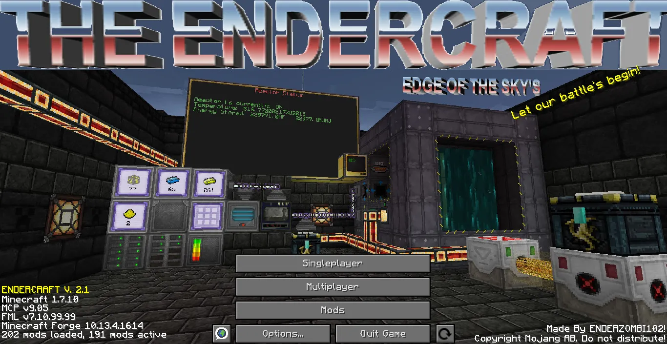 The ENDERCRAFT — скриншот 7 (Модпаки, Minecraft)
