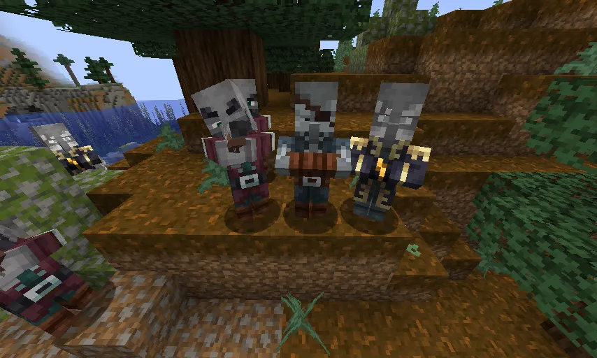 JICKLUS x PillagerToPirate, Текстуры, Minecraft