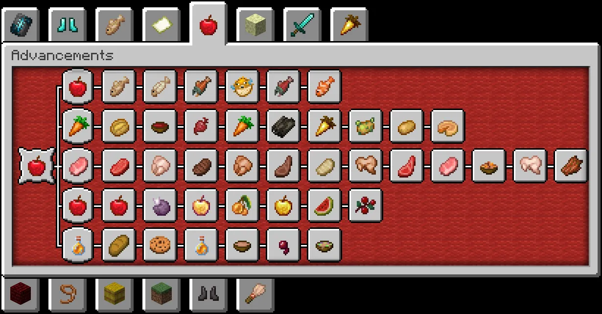 Vanilla Advancement Precisions — скриншот 3 (Кастомизации, Minecraft)