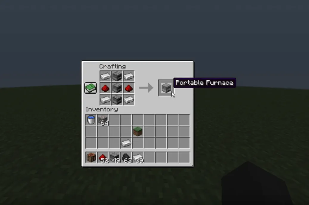 PortableFurnacePlus — скриншот 1 (Плагины, Minecraft)
