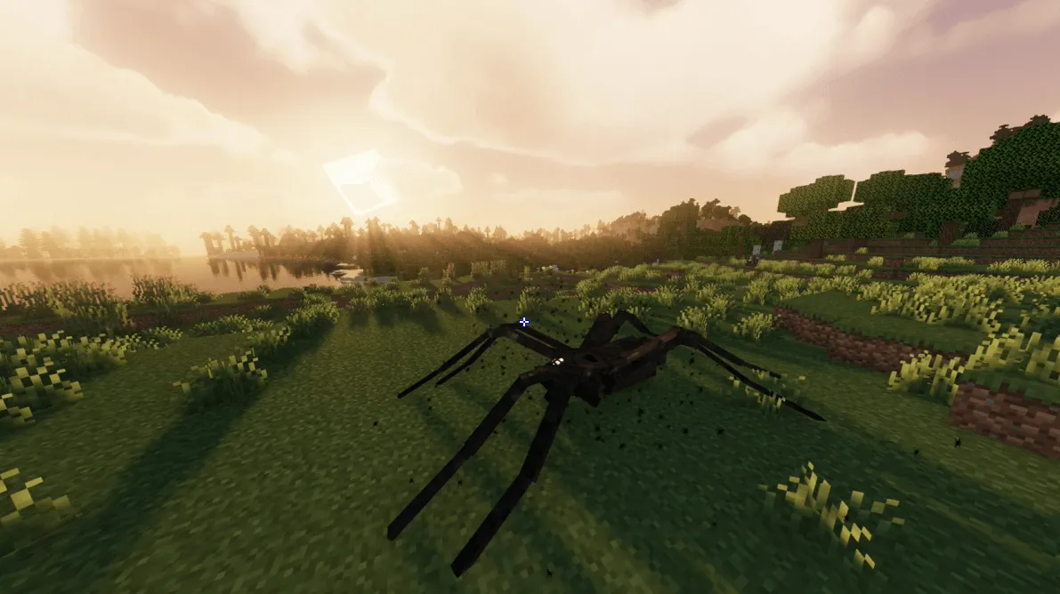 HORROR - Arachnophobia (spider)  — скриншот 5 (Модпаки, Minecraft)