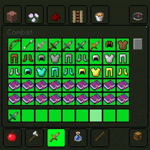 Nentonde's PVP resourcepack, Текстуры, Minecraft