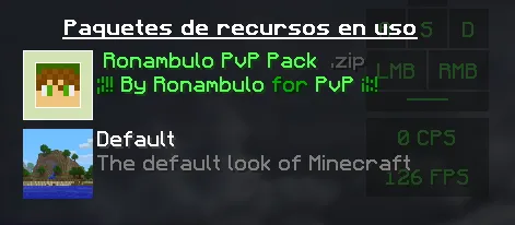 PVP Green Ronambulo's Pack [16x], Текстуры, Minecraft