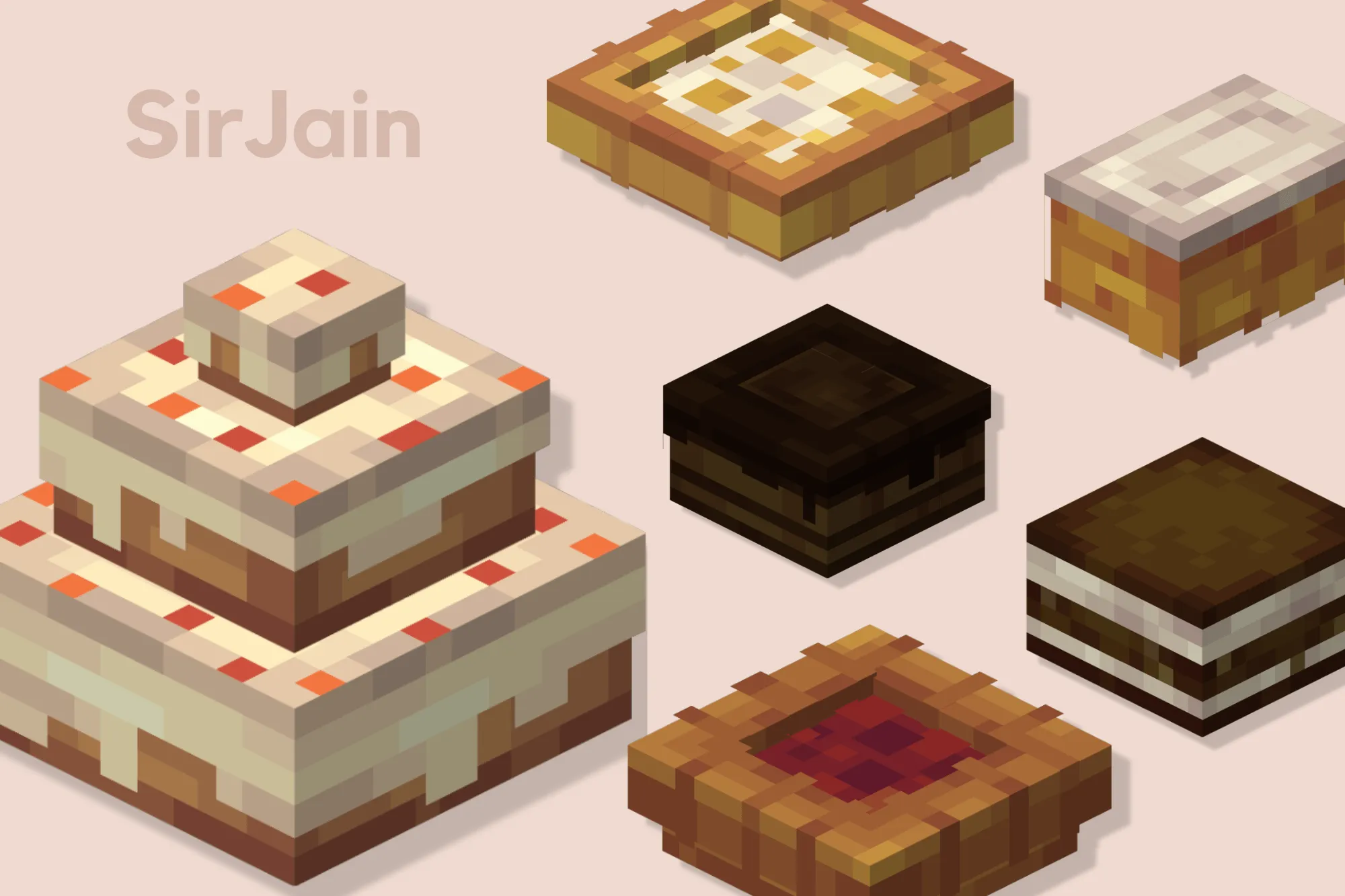 Jain's Desserts, Моды, Minecraft