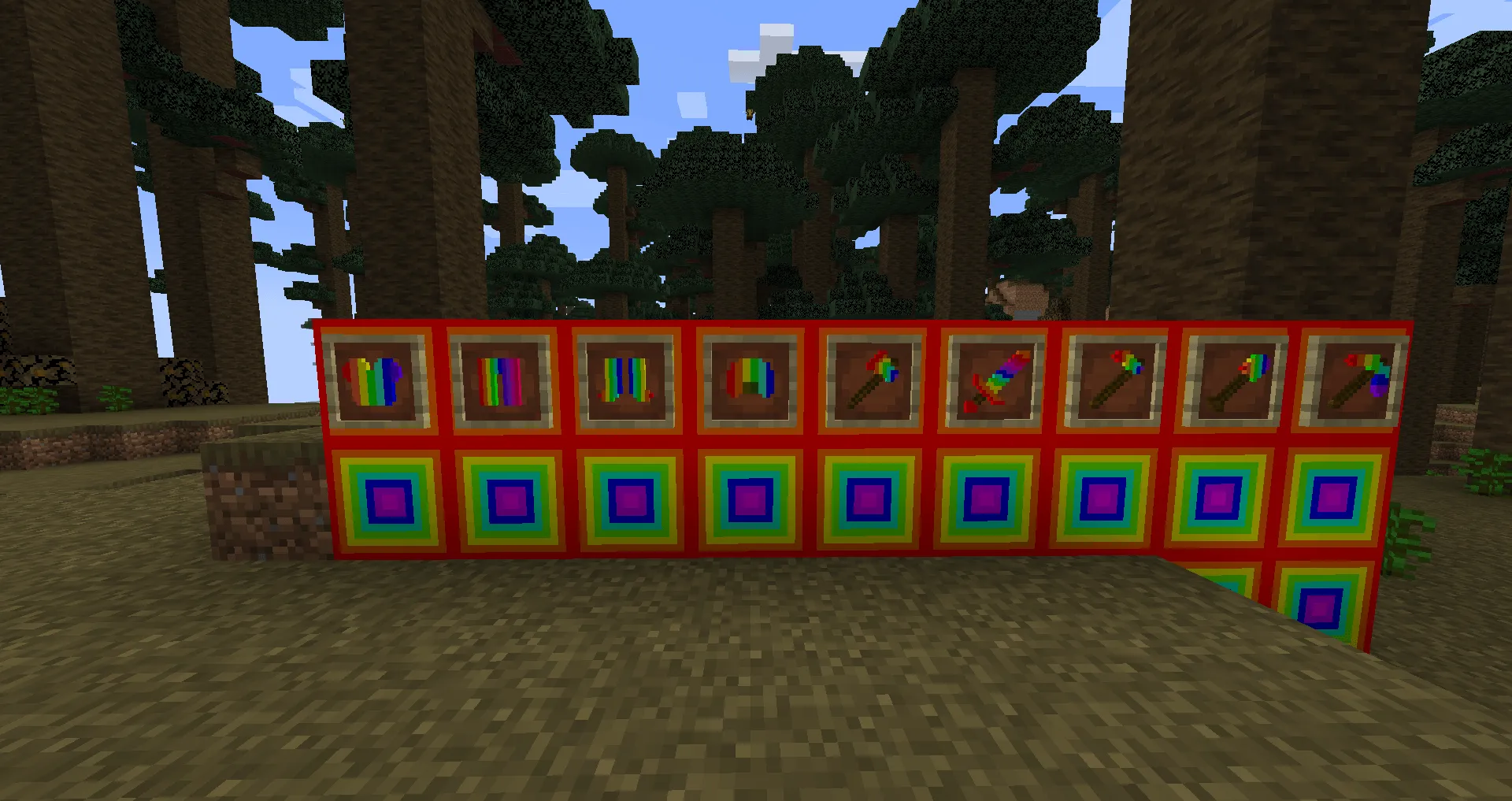 Rainbow Gems — скриншот 3 (Моды, Minecraft)