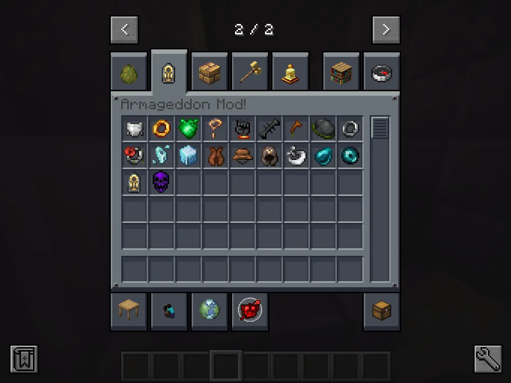 Armageddon, Моды, Minecraft