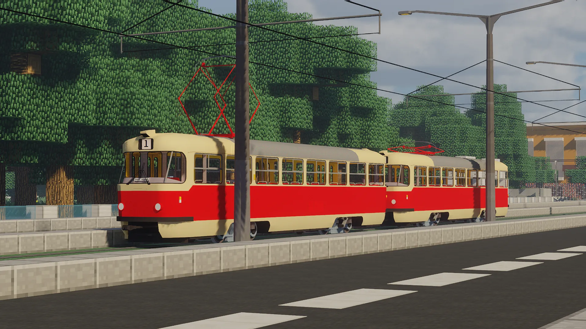Tram pack Meter Gauge Edition [IR - Immersive Railroading] — скриншот 7 (Текстуры, Minecraft)
