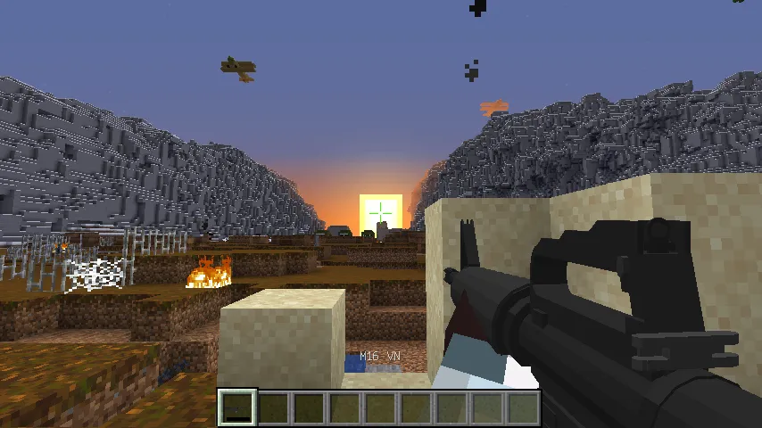 A.V.A - Alliance of Valiant Arms Guns, Моды, Minecraft