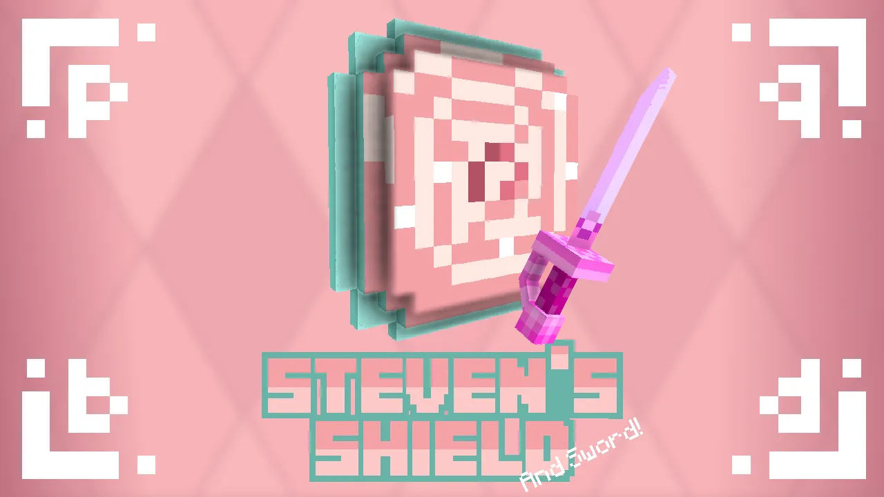 Patri's Steven Universe Shield + Sword — скриншот 2 (Текстуры, Minecraft)