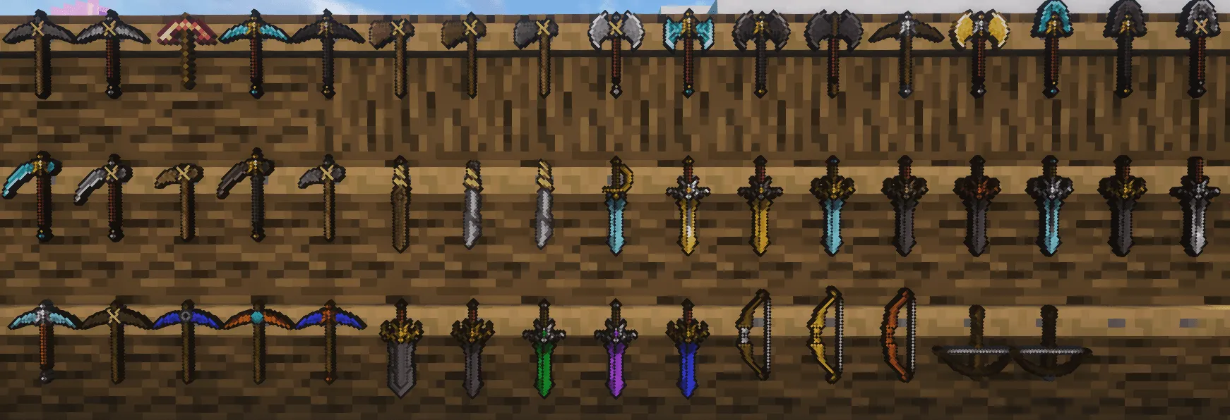 Tetra Tools and Weapons — скриншот 1 (Текстуры, Minecraft)