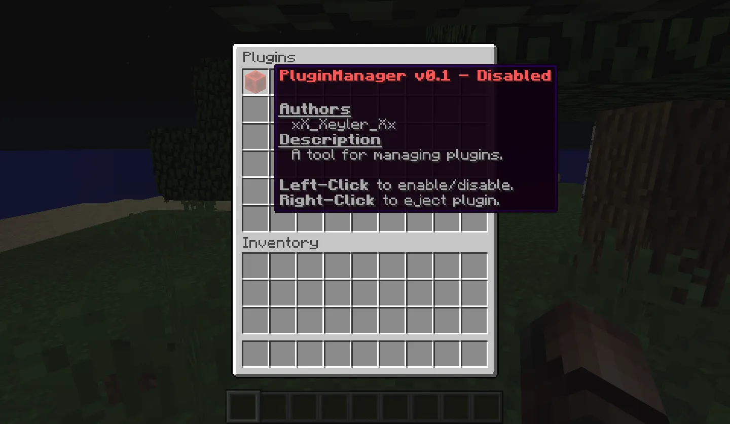 Plugin Manager — скриншот 2 (Плагины, Minecraft)