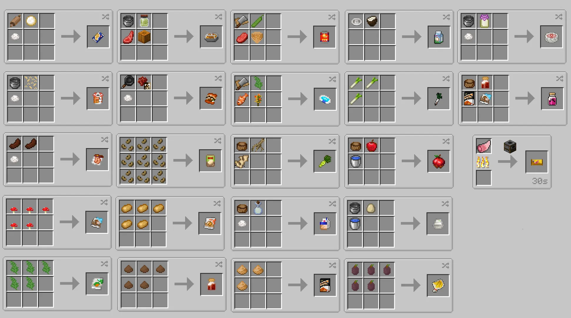 Pixel-HarvestCraft 2 — скриншот 3 (Текстуры, Minecraft)