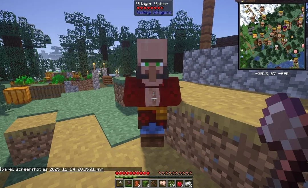 Visiting Villagers – Bring Your Villages to Life!, Моды, Minecraft