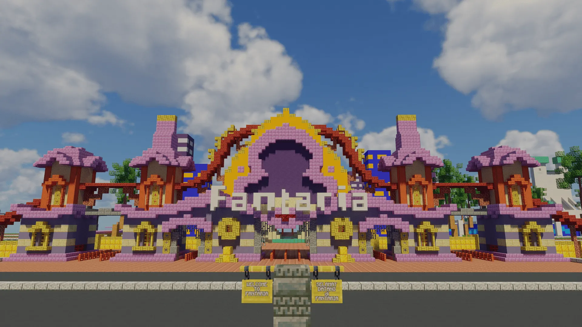 Fantaria - Theme Park, Карты, Minecraft
