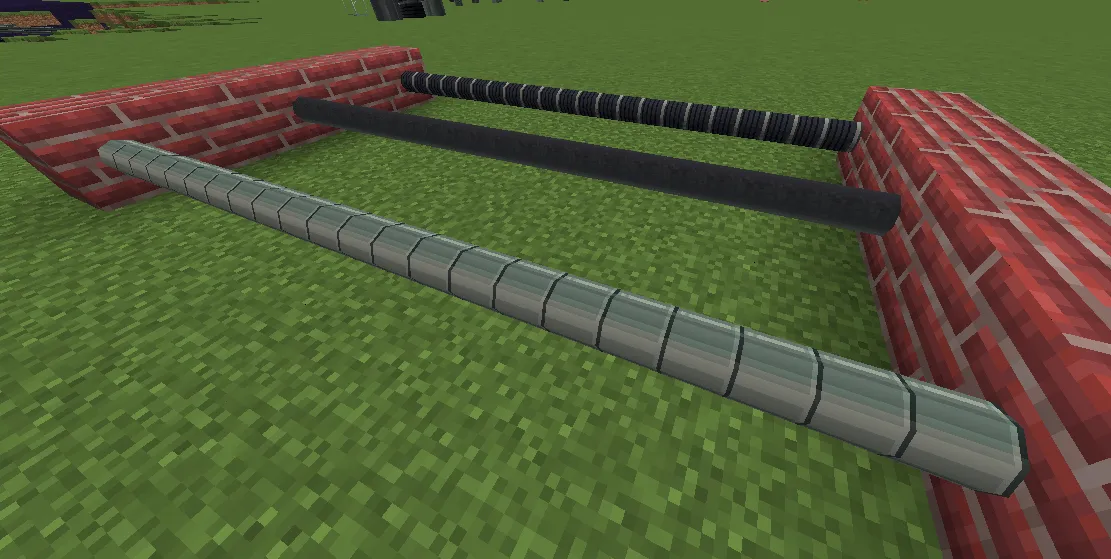 Industrial Curvy Pipes, Текстуры, Minecraft