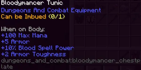 Dungeons And Combat x Iron's Spells, Моды, Minecraft