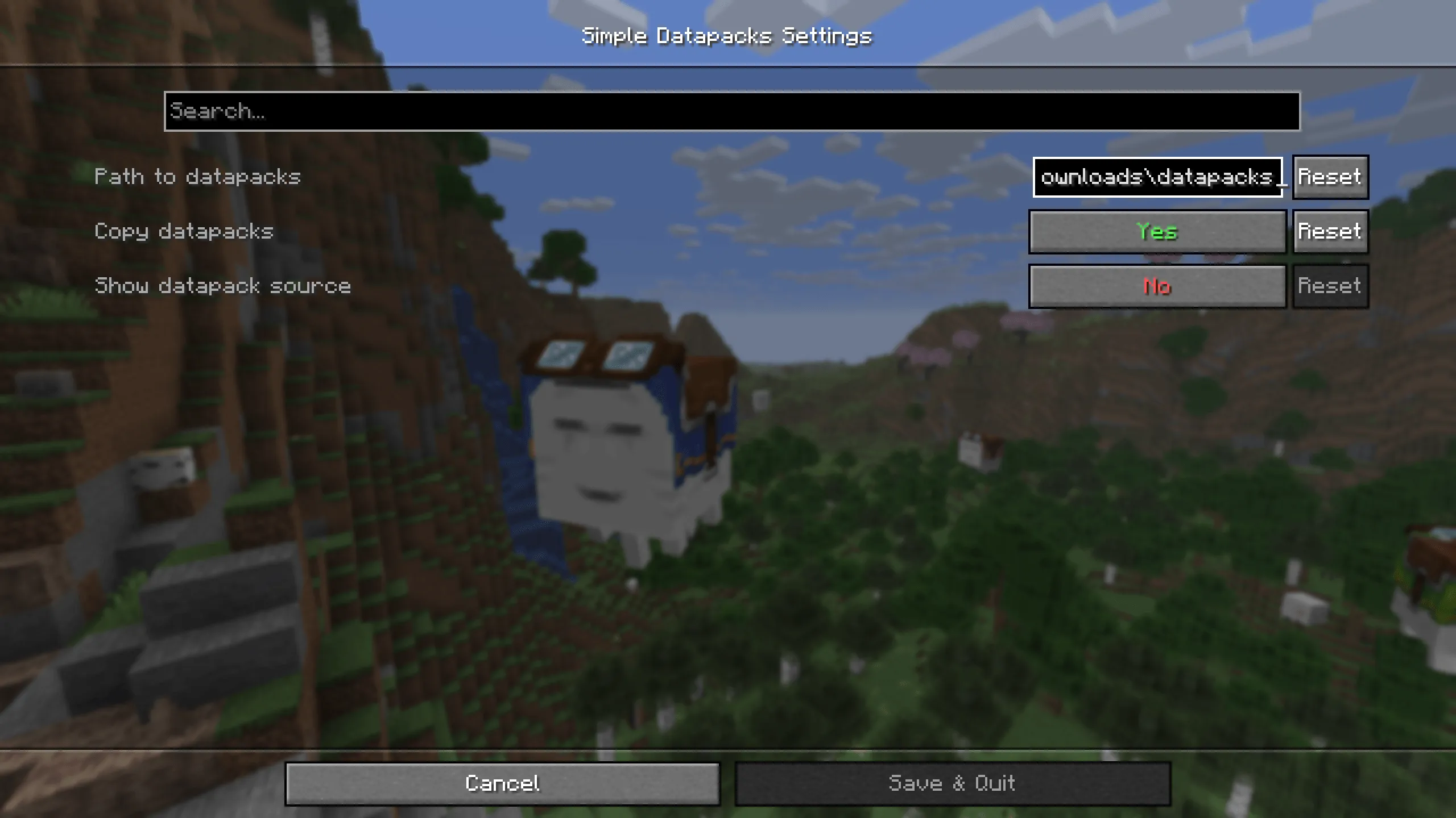 Simple Datapacks, Моды, Minecraft