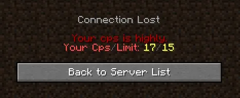 RoseCpsLimiter — скриншот 1 (Плагины, Minecraft)