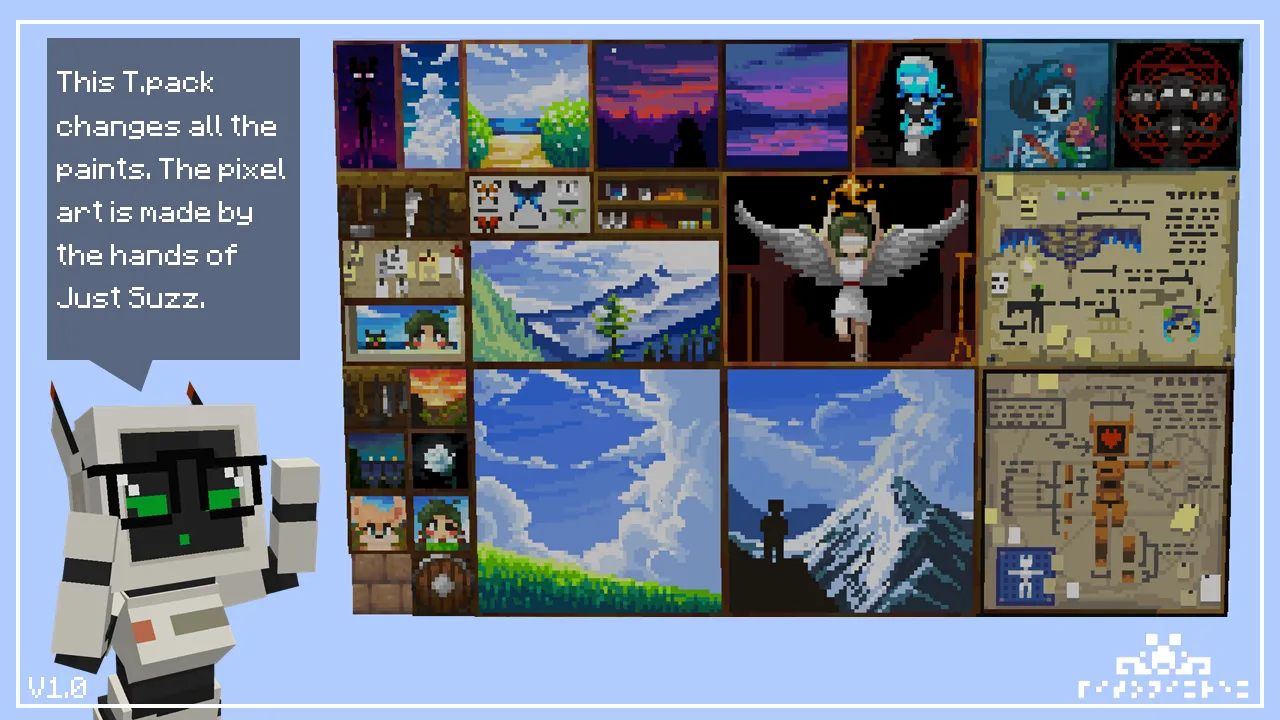P.Paitings — скриншот 5 (Текстуры, Minecraft)