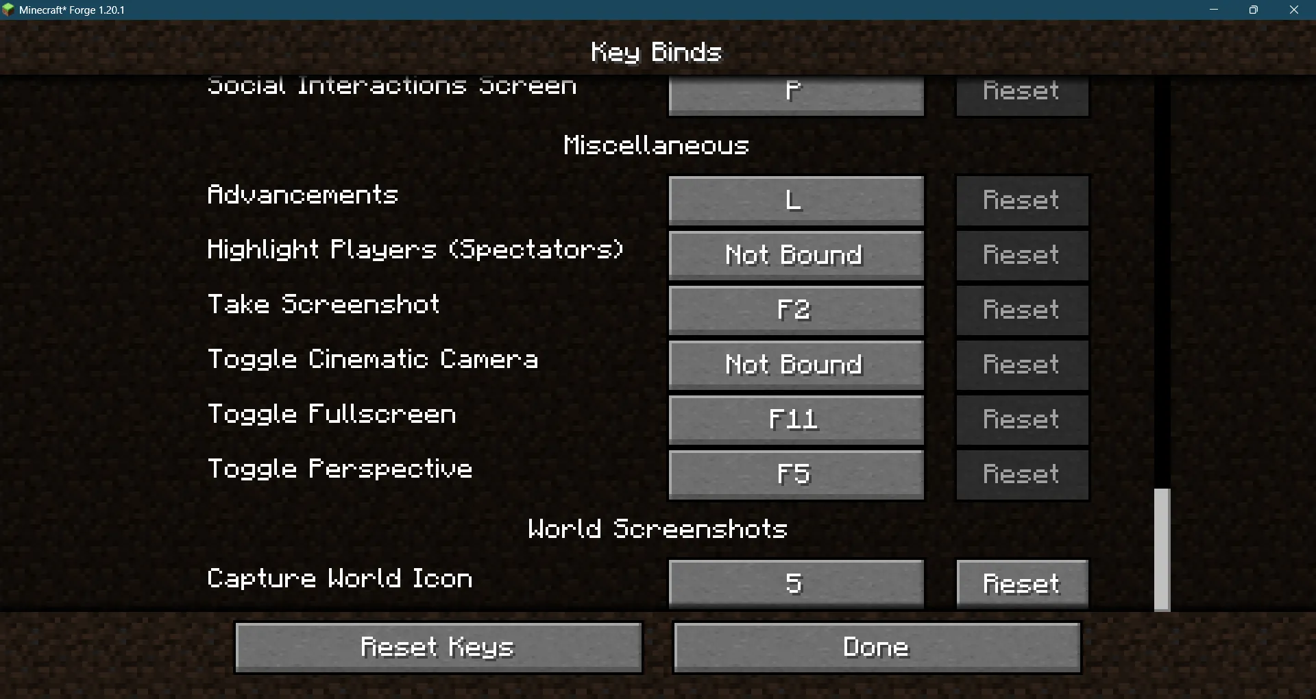 World icon changer, Моды, Minecraft