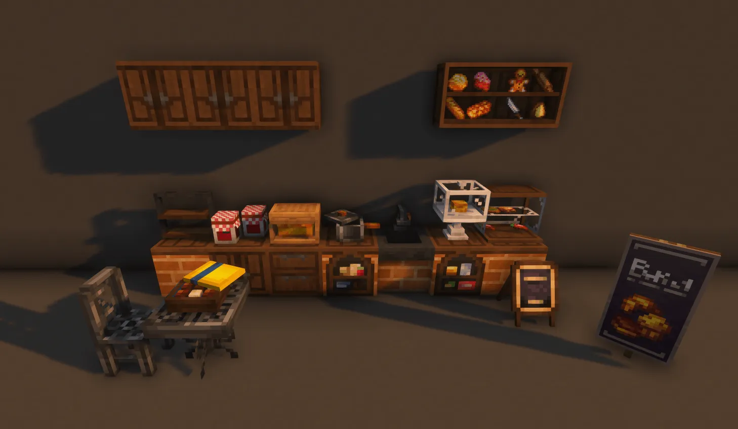 Mizuno's x Letsdo Bakery, Текстуры, Minecraft