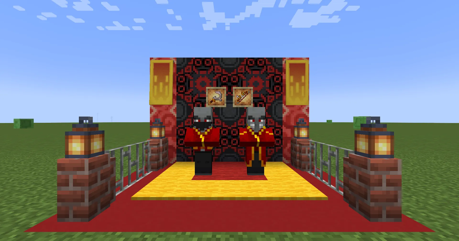 Traders in a better disguise, Текстуры, Minecraft