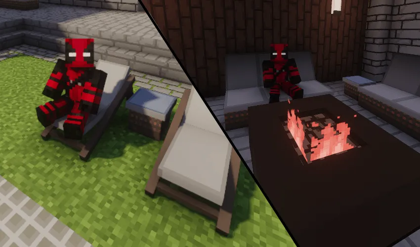 Modern Decor Outdoor — скриншот 1 (Моды, Minecraft)