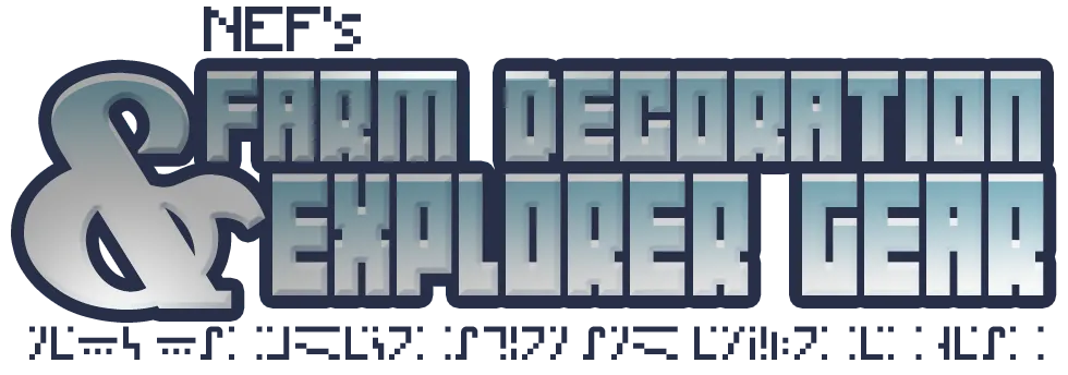 Nef's Farm Decoration & Explorer gear — скриншот 6 (Моды, Minecraft)
