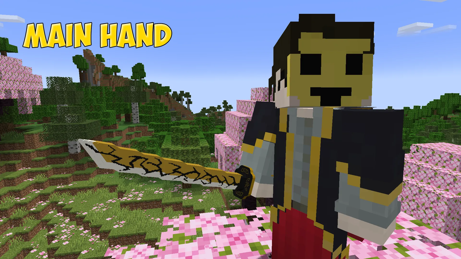 Kaigaku katana from anime demon slayer — скриншот 3 (Текстуры, Minecraft)