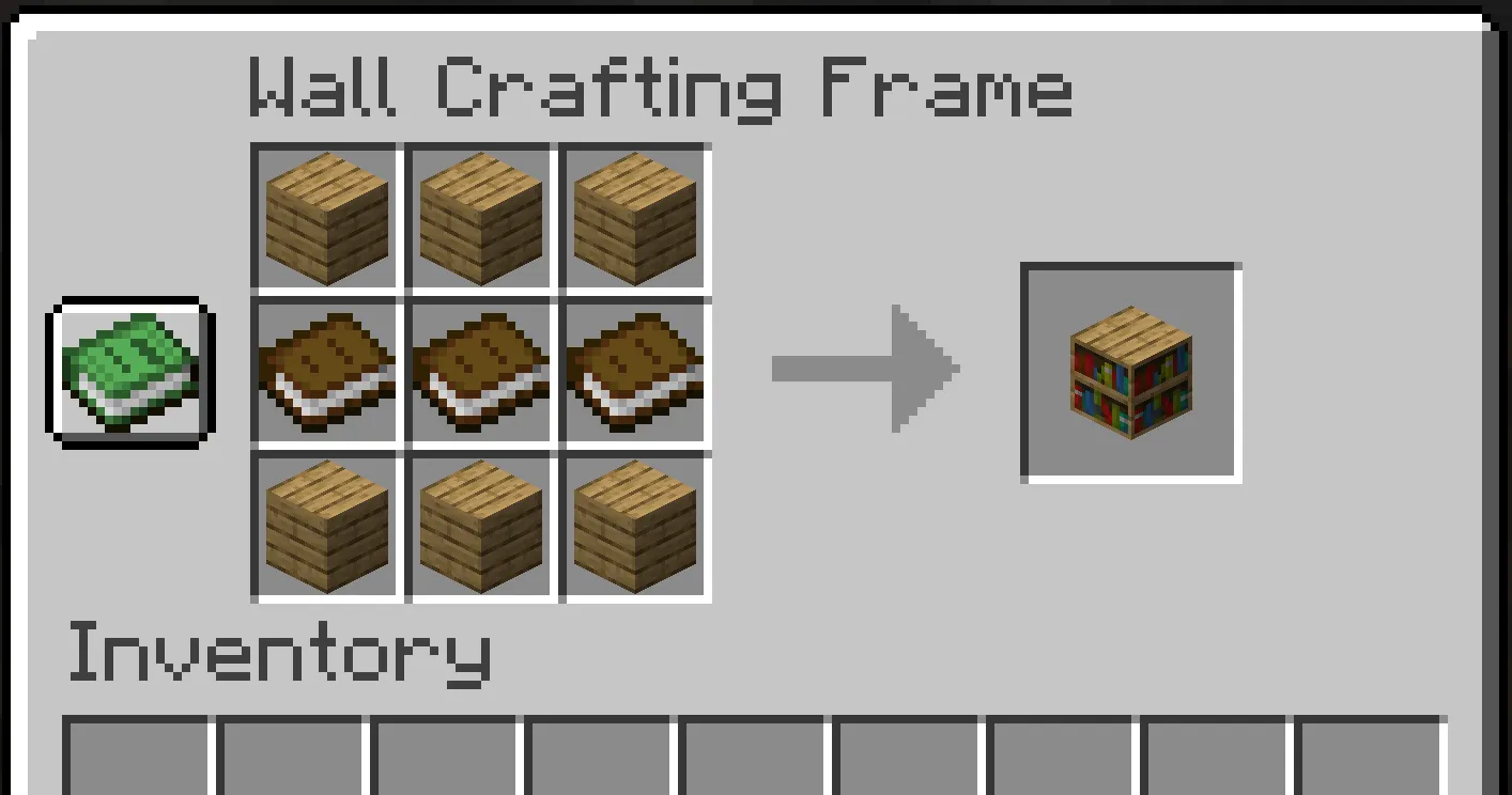 Wall Crafting Frame, Моды, Minecraft