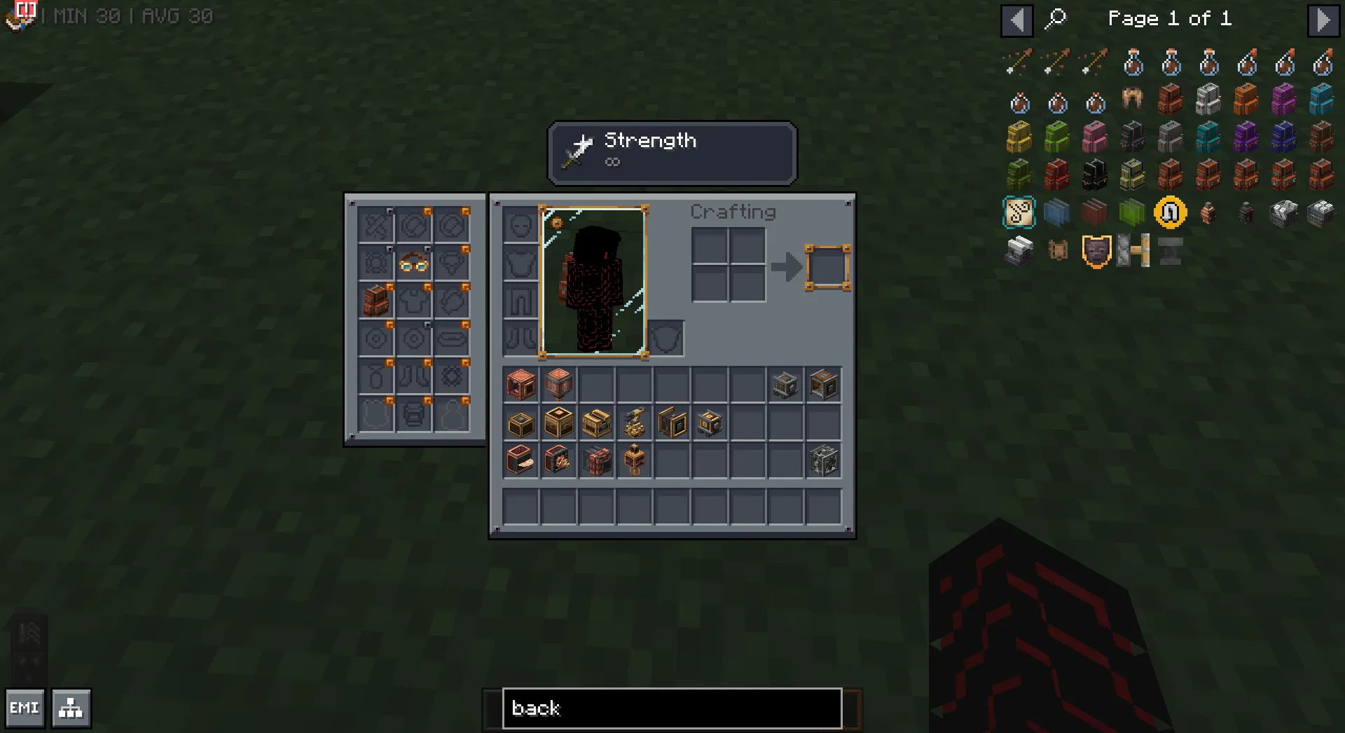 Mandala's GUI - Dark mode - Utopia extension — скриншот 1 (Текстуры, Minecraft)