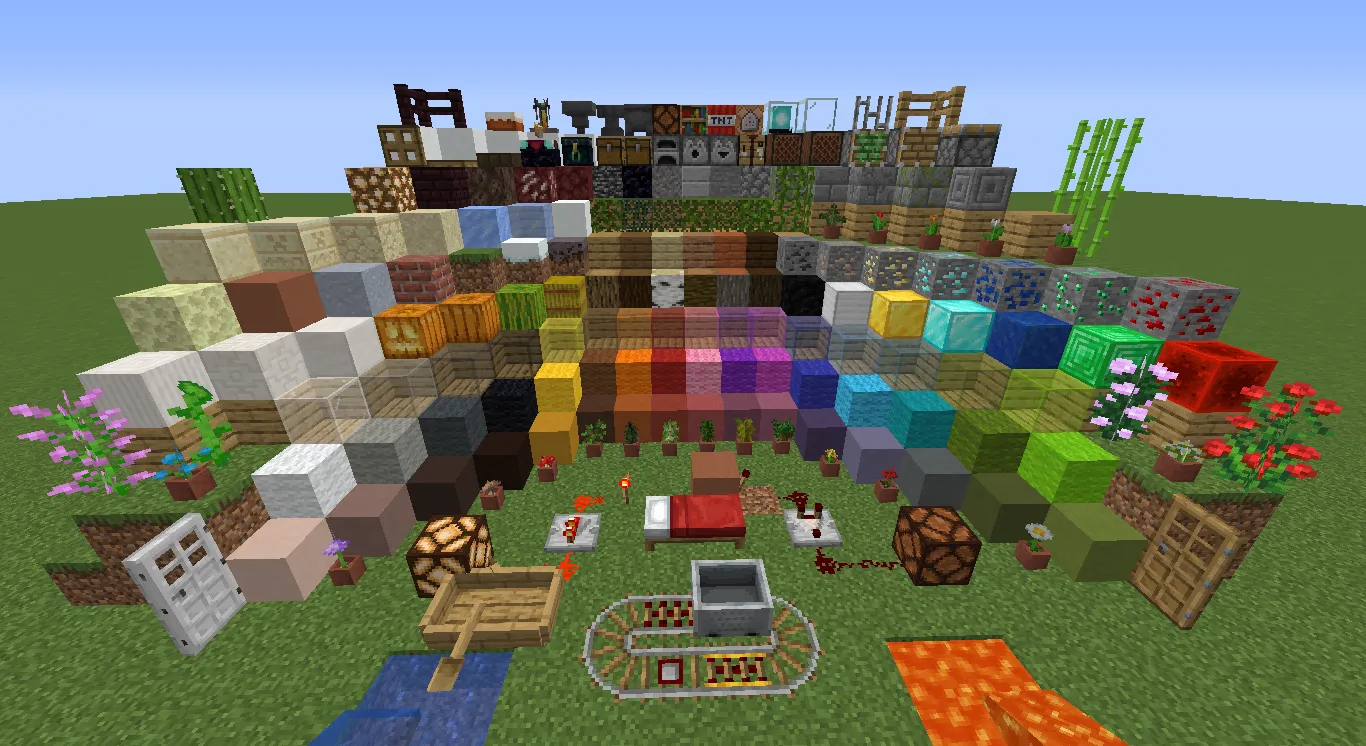 Manakun Compilation Resource Pack — скриншот 1 (Текстуры, Minecraft)