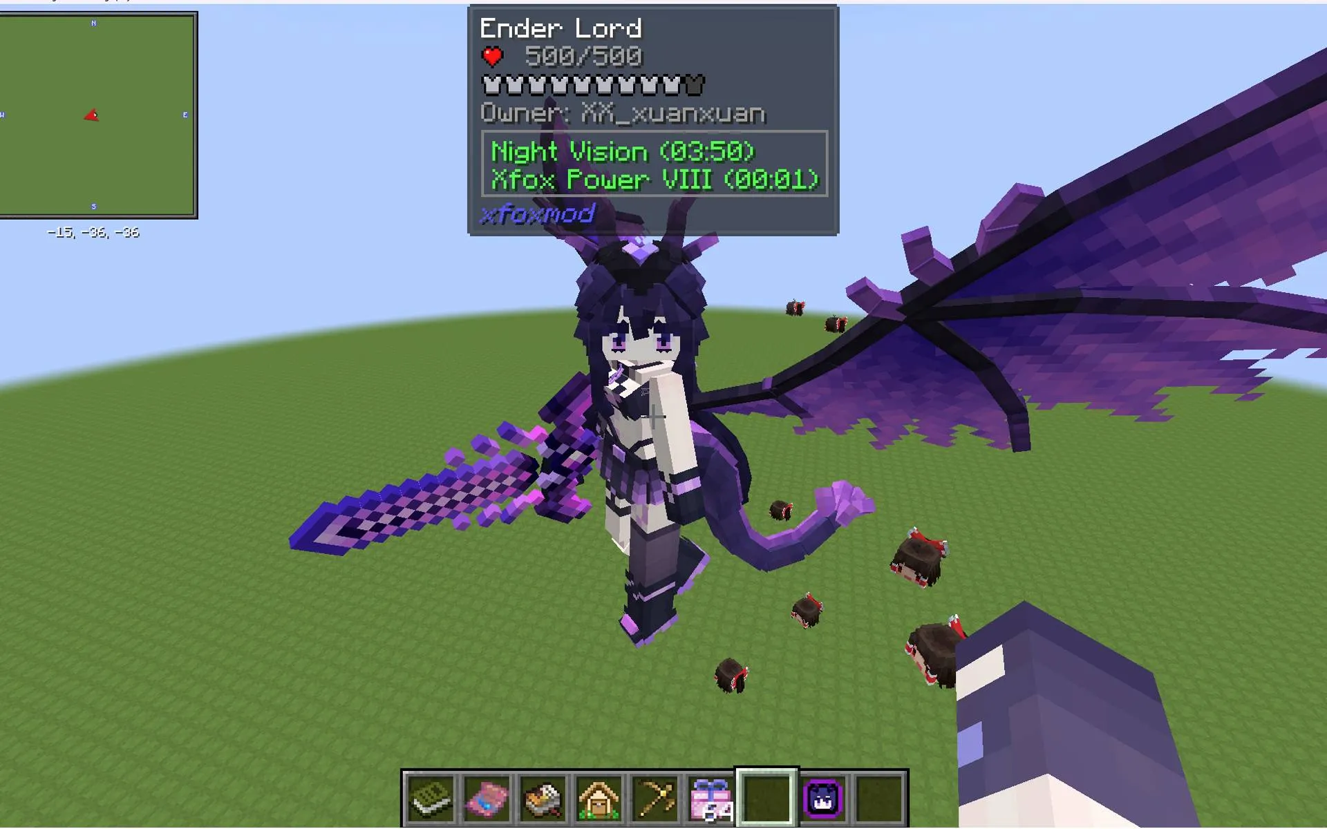 XfoxSword — скриншот 1 (Моды, Minecraft)
