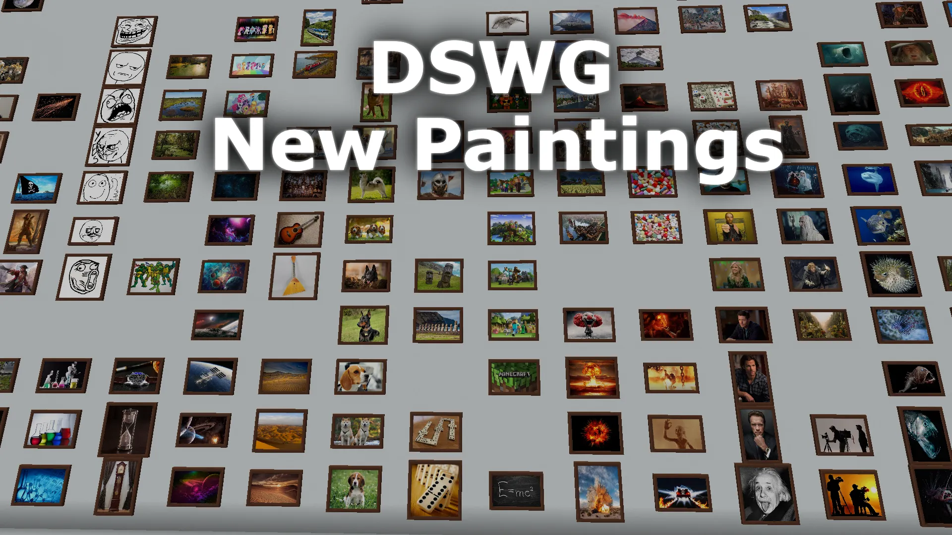 DSWG New Paintings, Текстуры, Minecraft