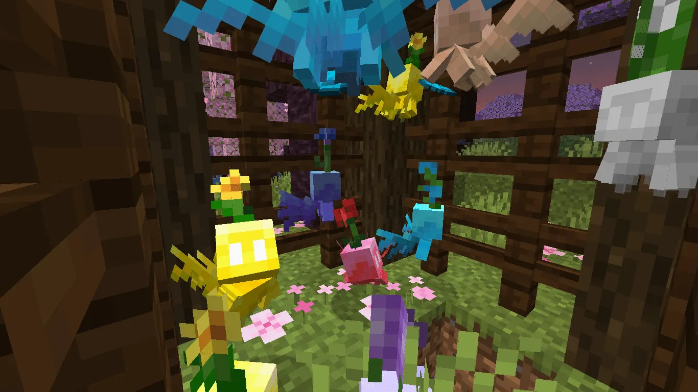 Flowery allay, Текстуры, Minecraft