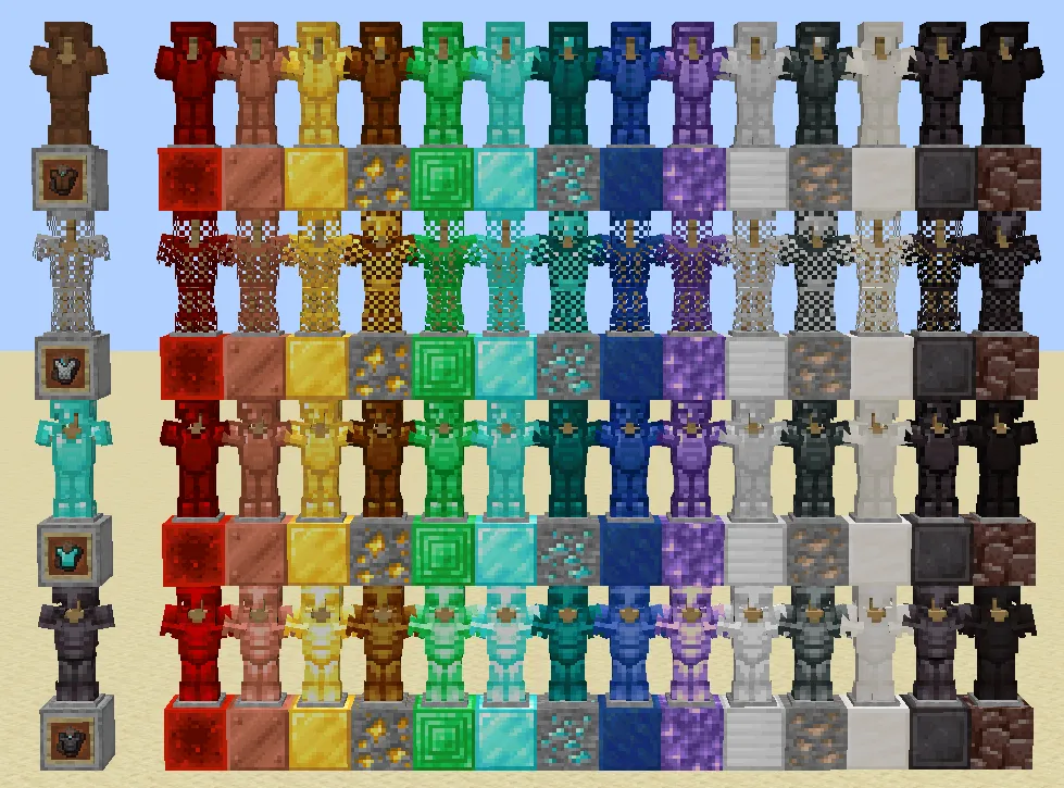 Tweaked armour - Made for Trims Plus — скриншот 1 (Текстуры, Minecraft)