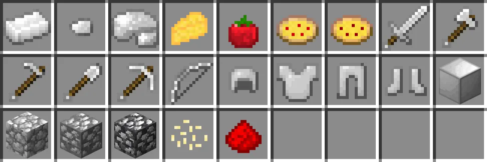 Armakuni's Silver 'n' Pizza (FABRIC) — скриншот 1 (Моды, Minecraft)