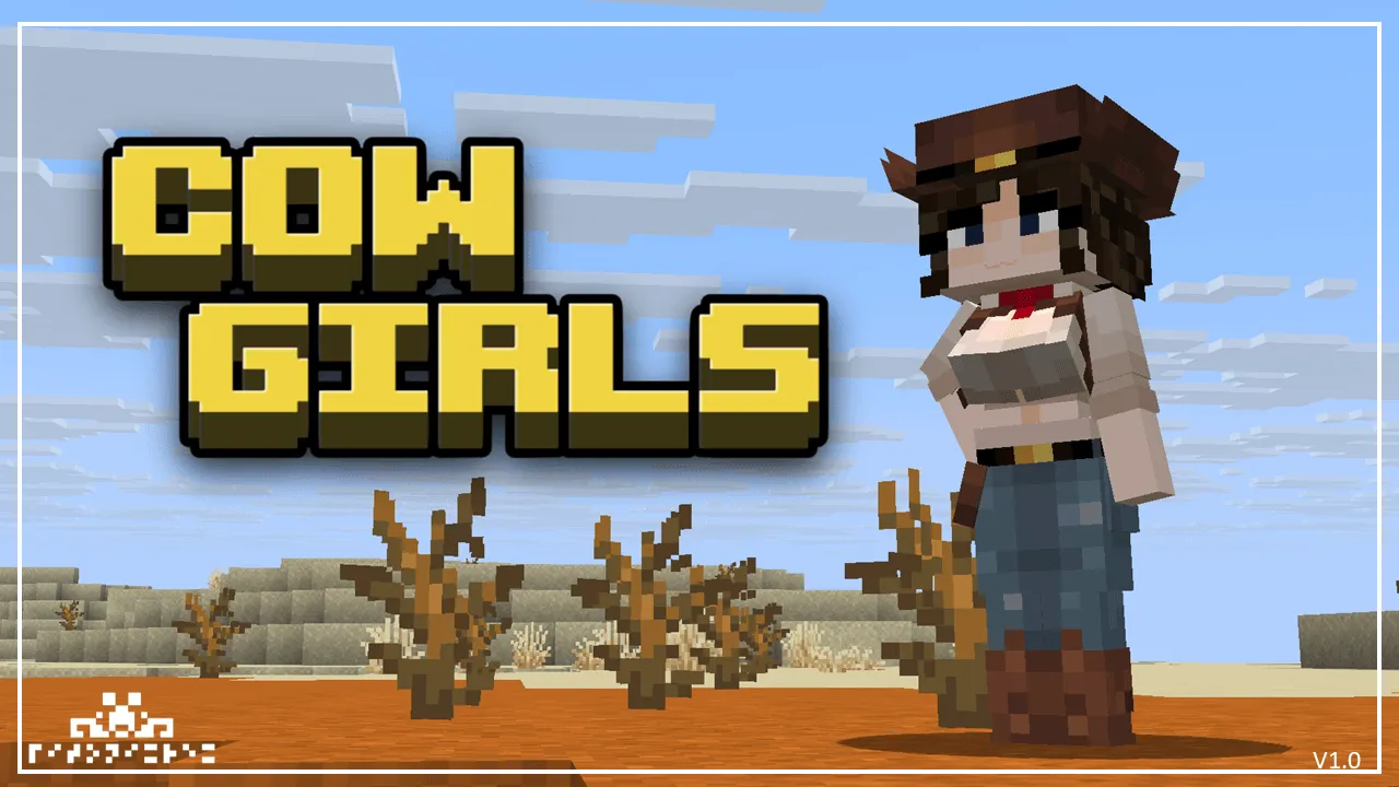 Cow Girls, Текстуры, Minecraft
