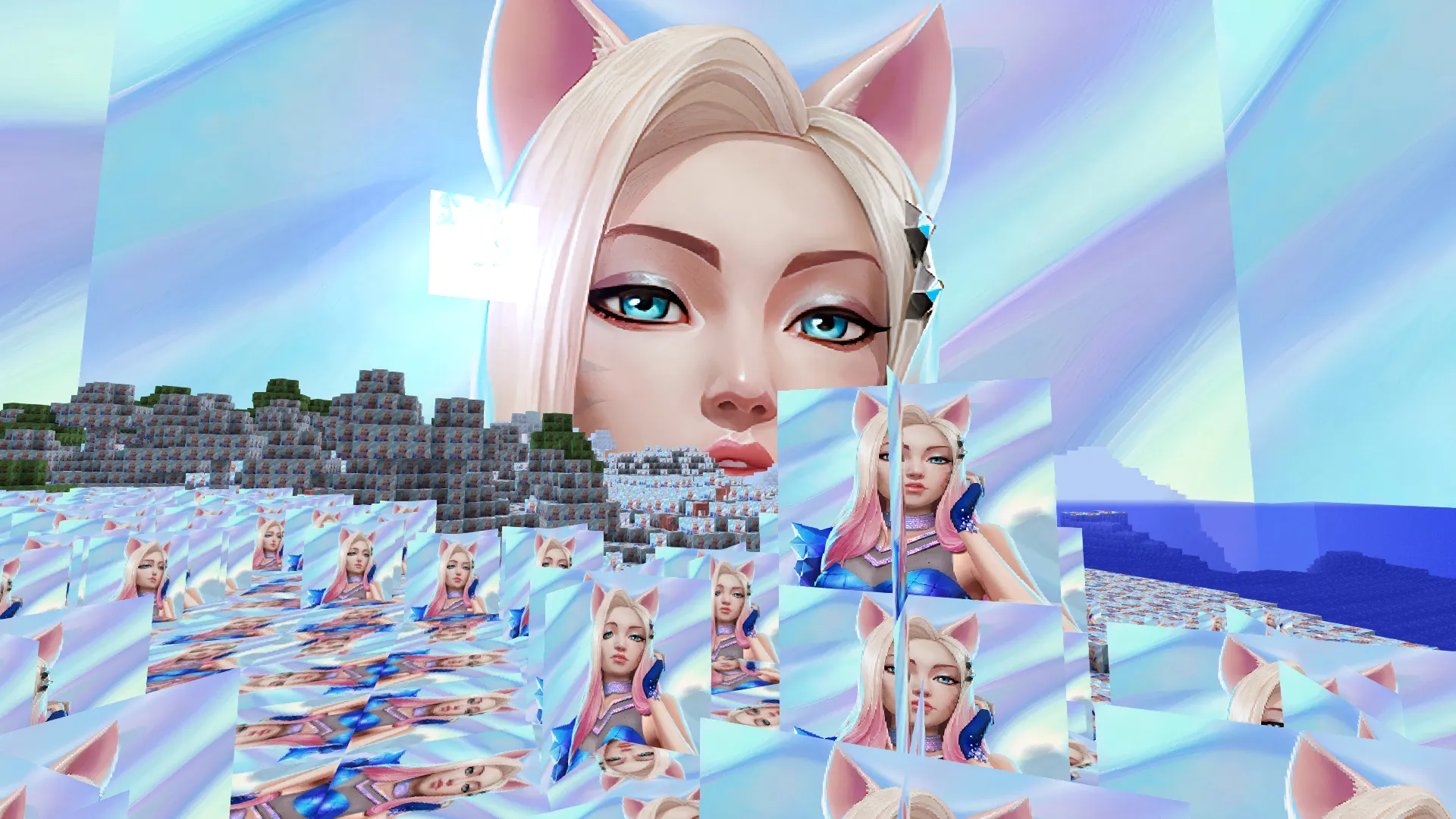K/DA Ahri 256x (Meme Pack), Текстуры, Minecraft