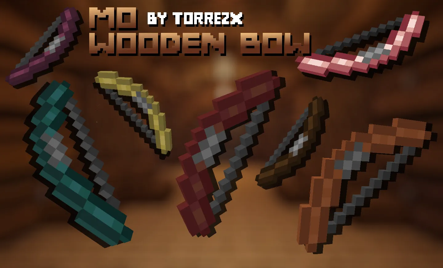 Torrezx-Mo wooden bows — скриншот 2 (Текстуры, Minecraft)